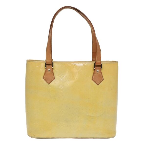 LOUIS VUITTON Monogram Vernis Houston Hand Bag Gris M91053 LV Auth tb1146 - Picture 3 of 16